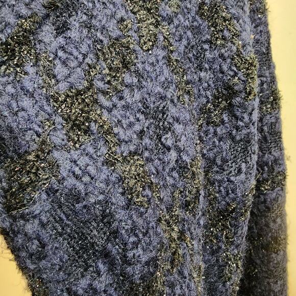 J. Crew factory NWT black & blue wool blend tweed plaid pencil skirt womans sz 0 - Picture 4 of 8